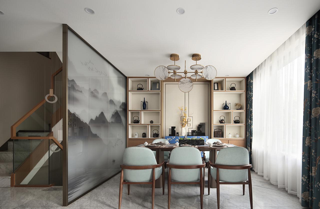 科技与艺术融合之作，最新样式博古架图片，重塑生活美学风采